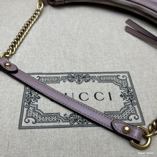 Hyperpeter half-moon-shaped GG GUCCI Marmont small bag 0726